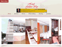 Tablet Screenshot of hotelgoldenway.com